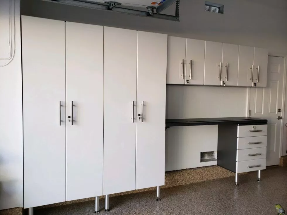 Modern garage cabinet in Jacksonville, FL